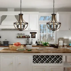 Lustre vintage industriel