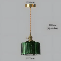 Suspension vintage industriel