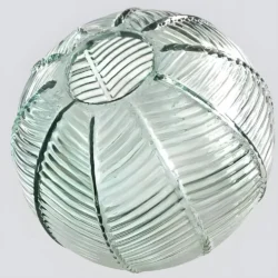 Lustre en verre vintage