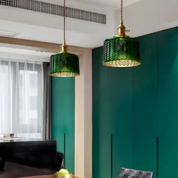 Suspension vintage industriel