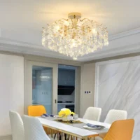 Plafonnier cristal vintage