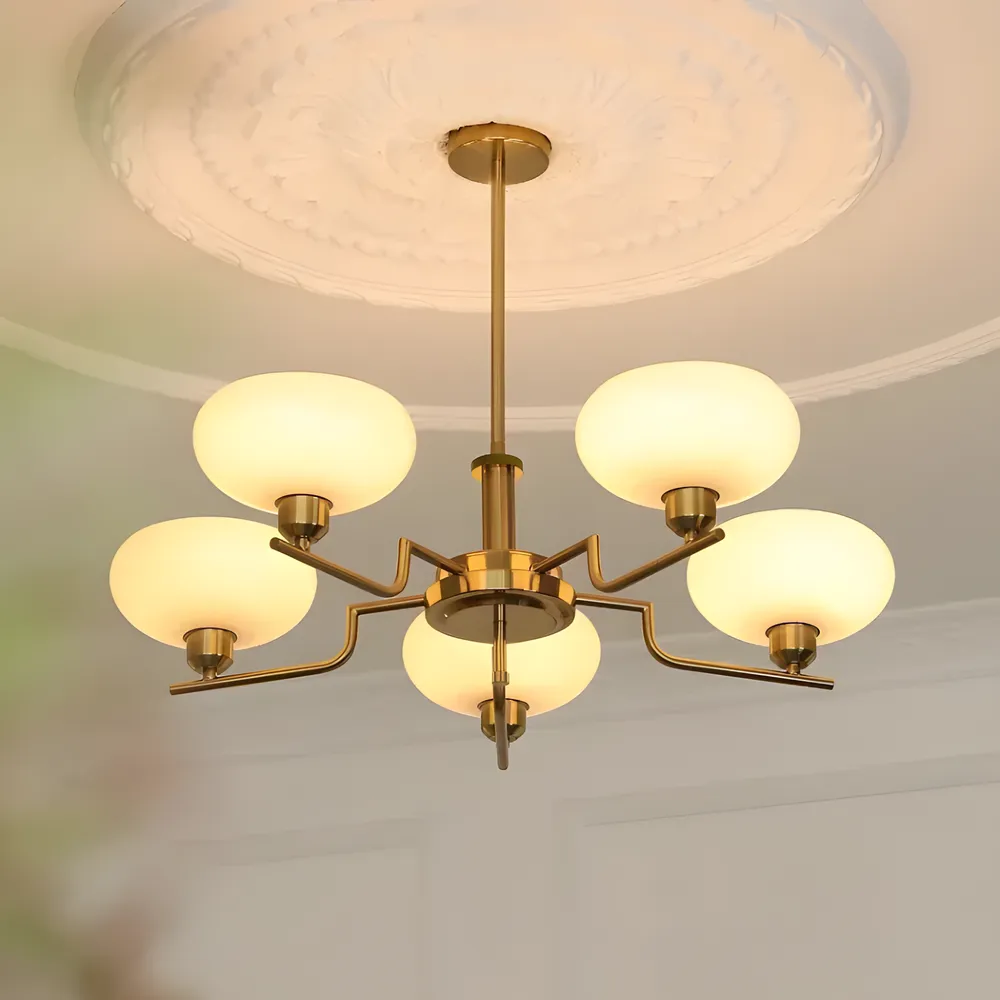 Plafonnier opaline vintage Plafonnier opaline vintage
