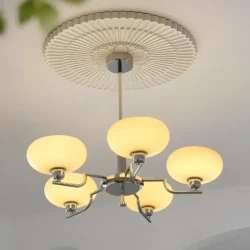 Plafonnier opaline vintage