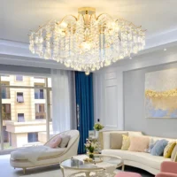 Plafonnier cristal vintage