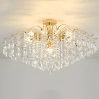 Plafonnier cristal vintage